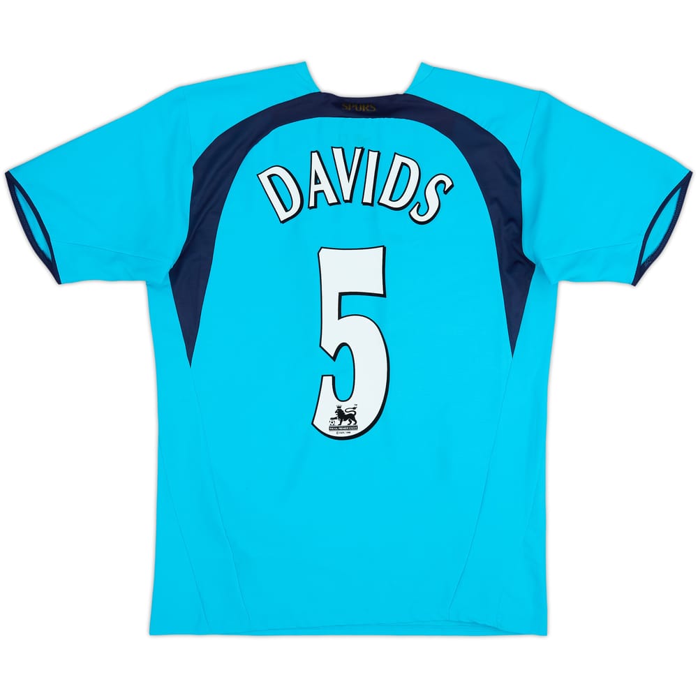 2006-07 Tottenham Away Shirt Davids #5 - 9/10 - (M)