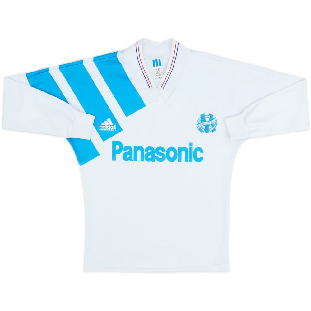 Camiseta de local de manga larga del Olympique Marseille 1991-92 - 6/10 - (S)
