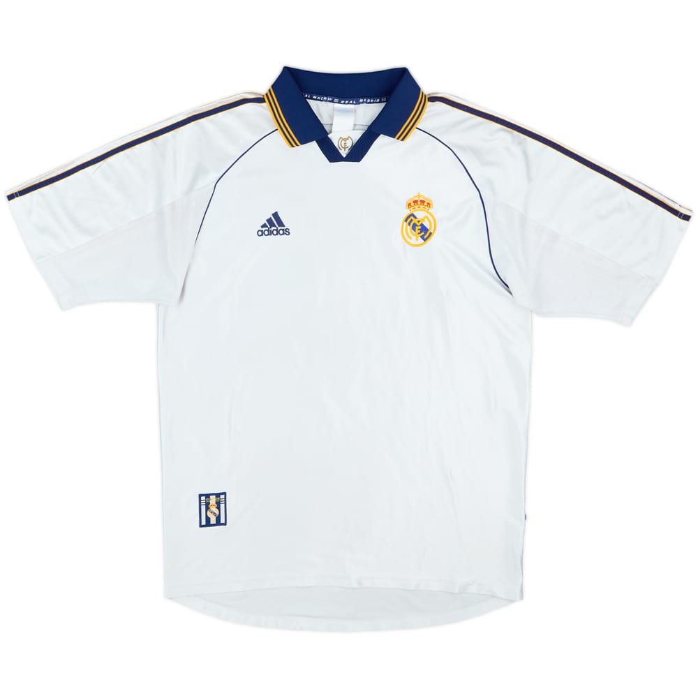 1998-00 Real Madrid Home Shirt - 4/10 - (L)