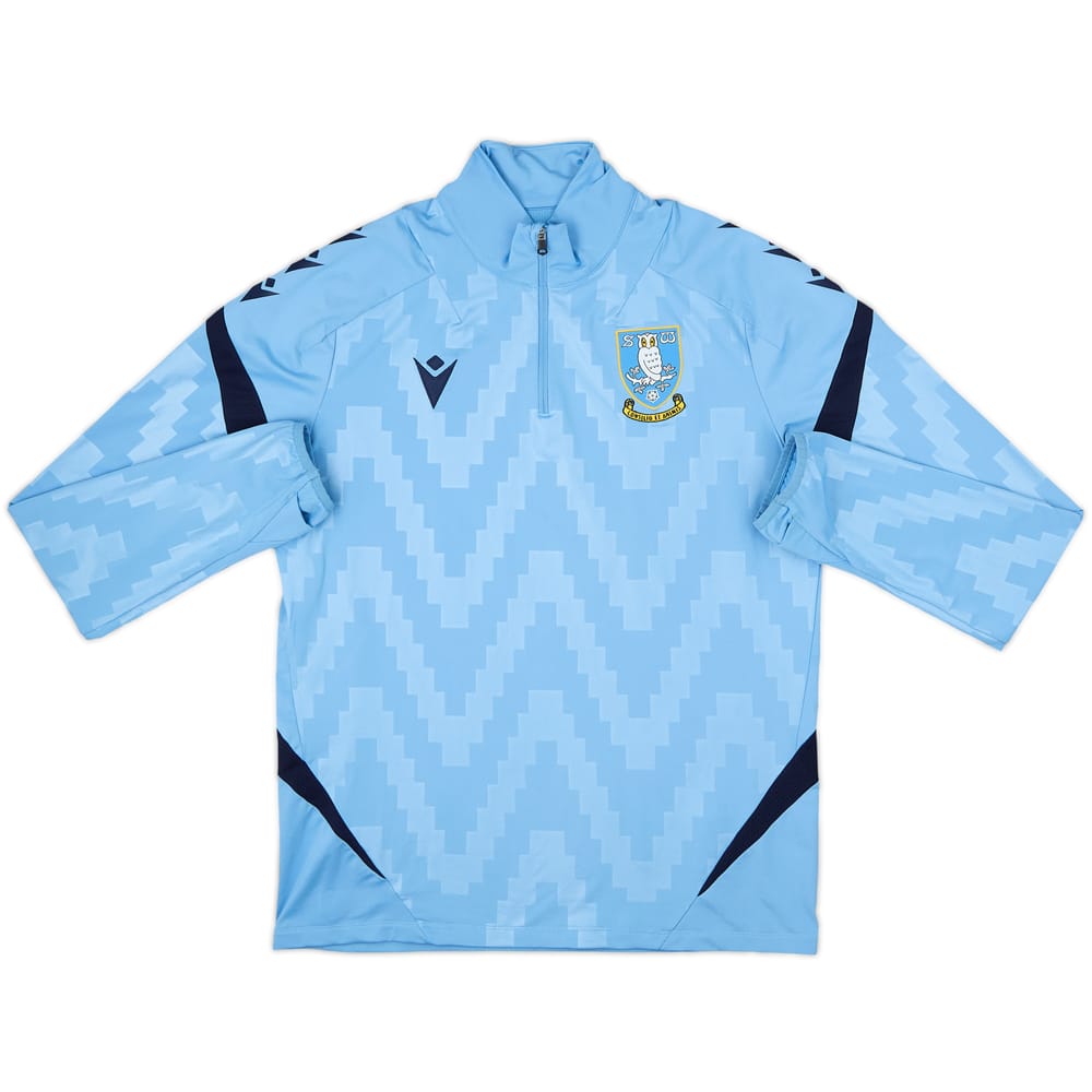 Top de entrenamiento con cremallera 1/4 Macron del Sheffield Wednesday 2021-22 - 8/10 - (M)