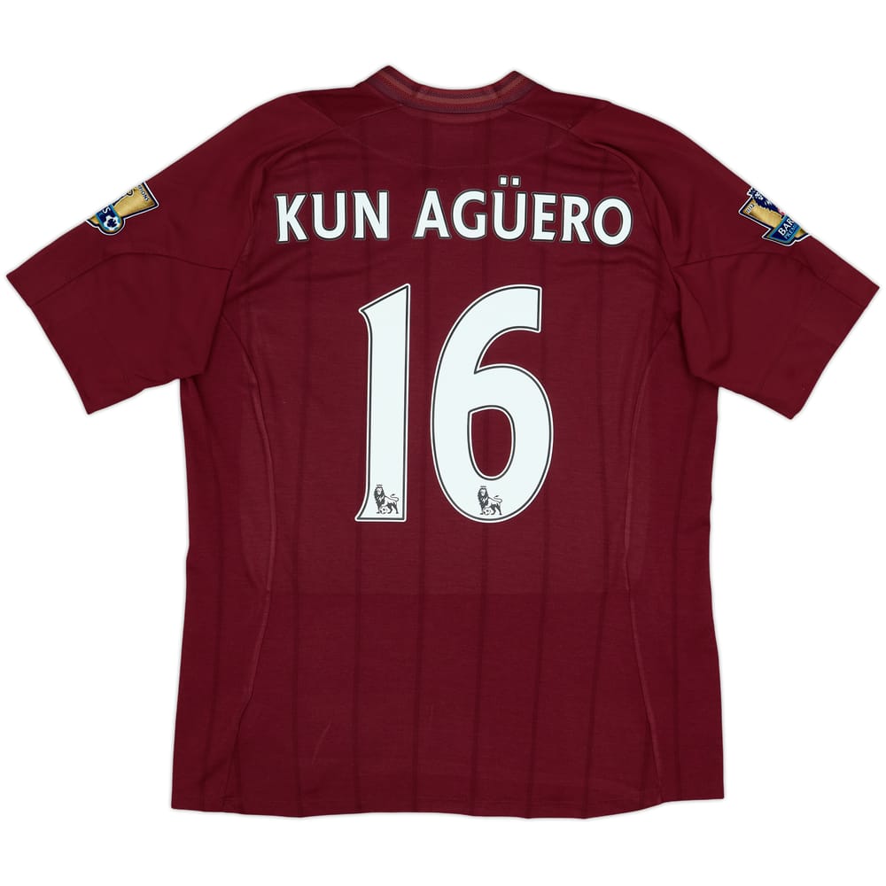 2012-13 Manchester City Away Shirt Kun Aguero #16 - 7/10 - (L)