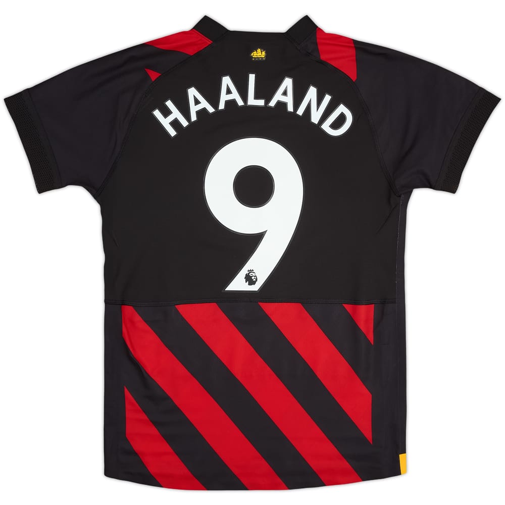 2022-23 Manchester City Authentic Away Shirt Haaland #9 - 10/10 - (Women's S)