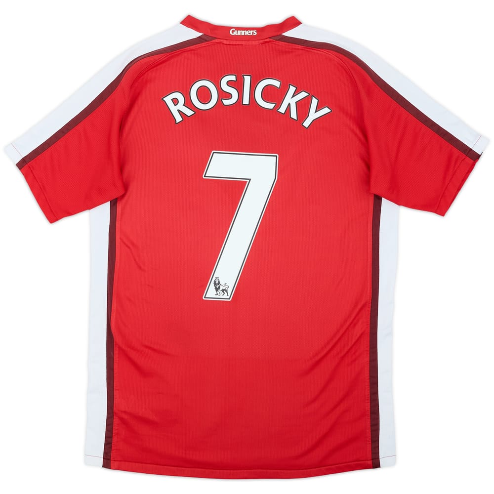 2008-10 Arsenal Home Shirt Rosicky #7 - 6/10 - (13-15 Years)