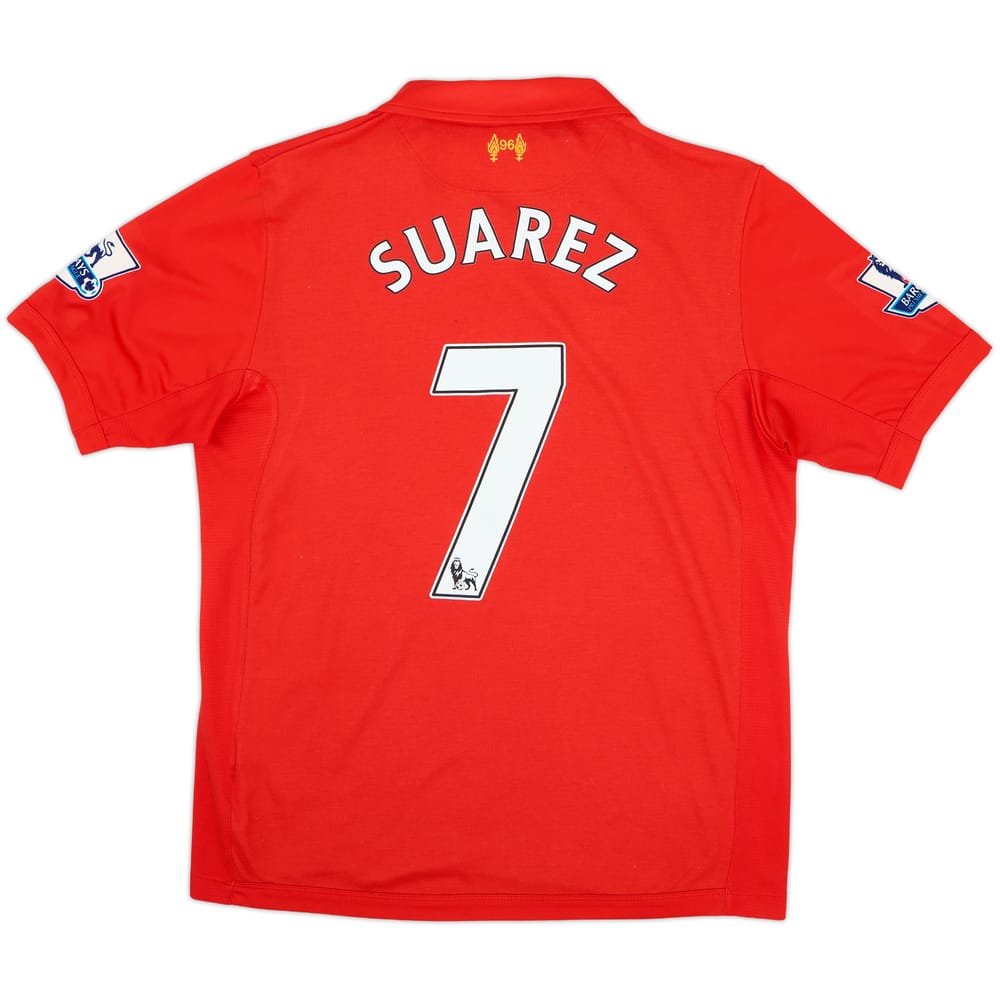 2012-13 Liverpool Maillot Domicile Suarez #7 - 6/10 - (M)