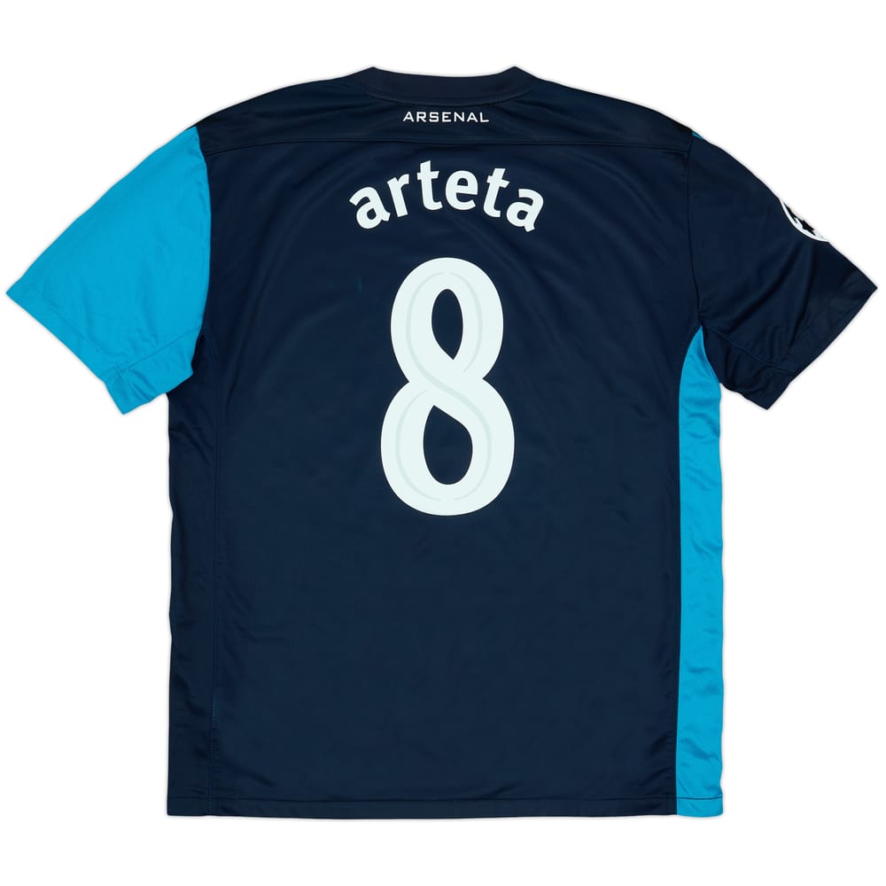 2011-12 Arsenal Away Shirt Arteta #8 - 8/10 - (L)