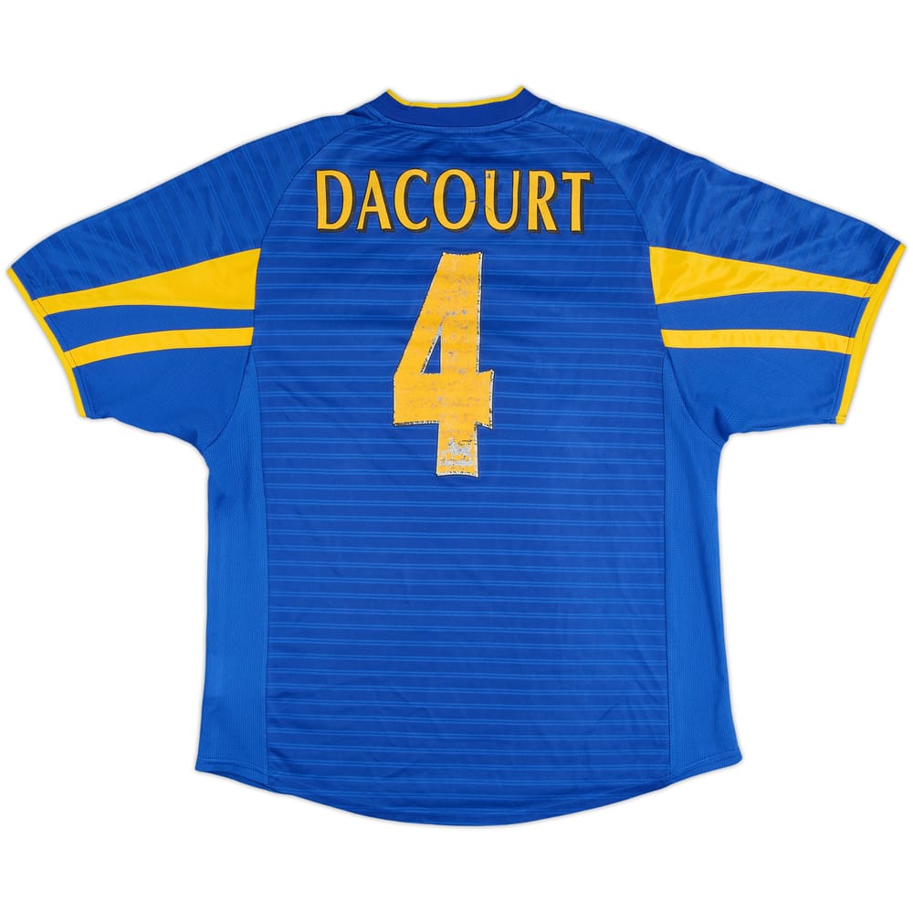 2001-03 Leeds United Away Shirt Dacourt #4 - 5/10 - (S)