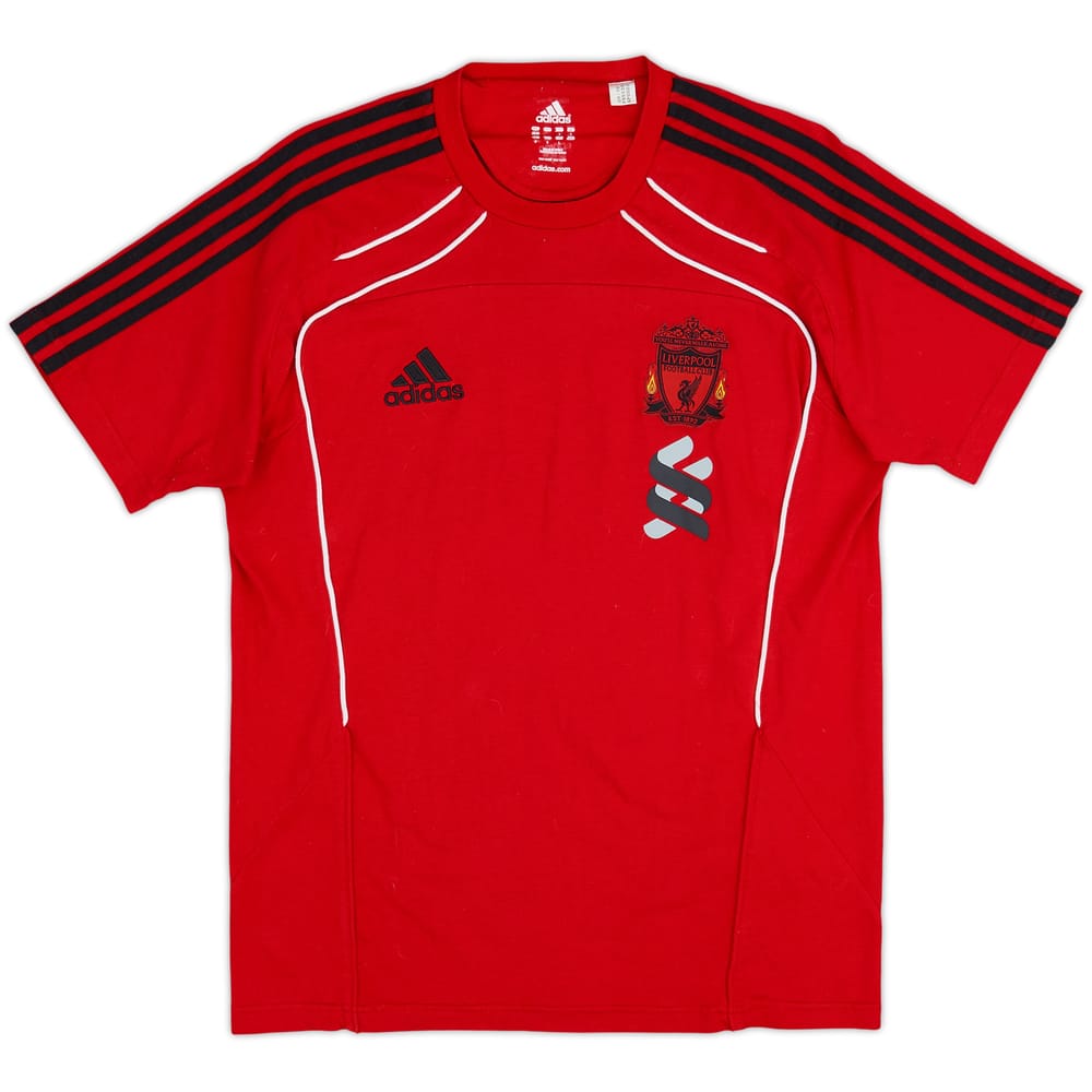 2010-11 Liverpool adidas Camiseta de Algodón - 8/10 - (M)