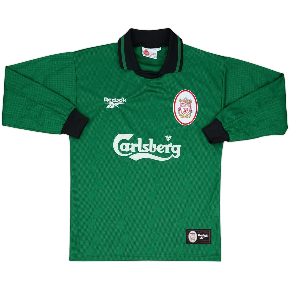 1996-97 Liverpool GK Shirt - 7/10 - (S)