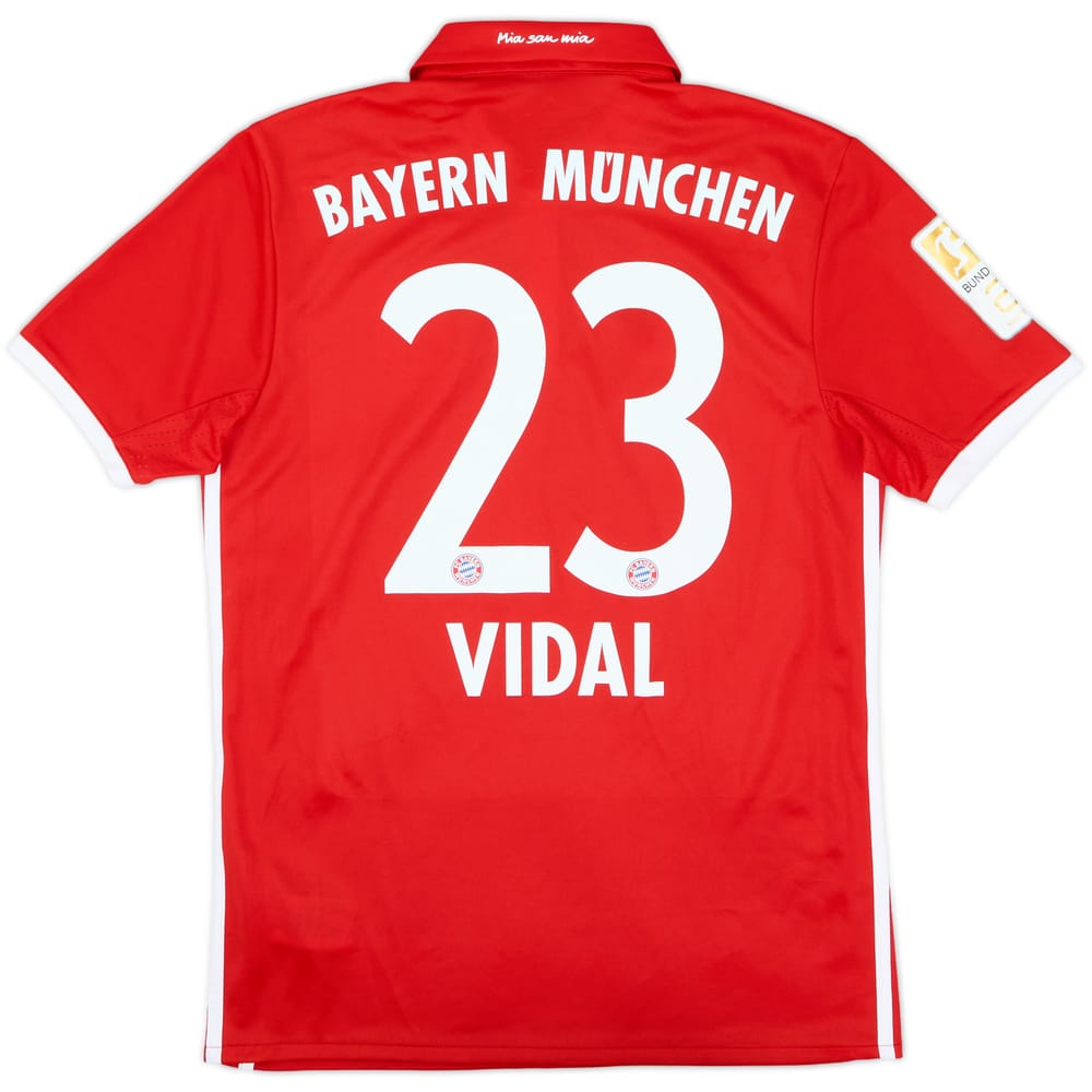 2016-17 Bayern Munich Home Shirt Vidal #23 - 8/10 - (S)