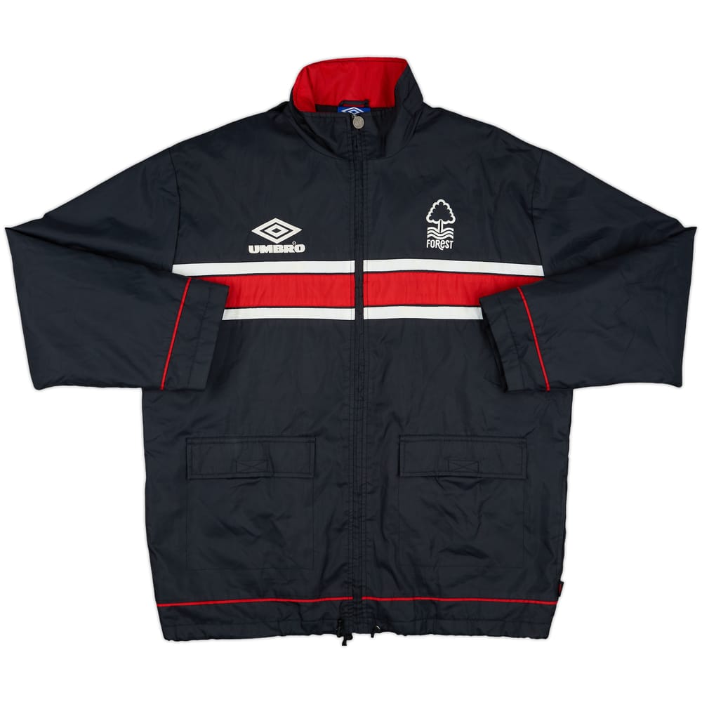 2000-01 Nottingham Forest Umbro Hooded Rain Jacket - 8/10 - (L)