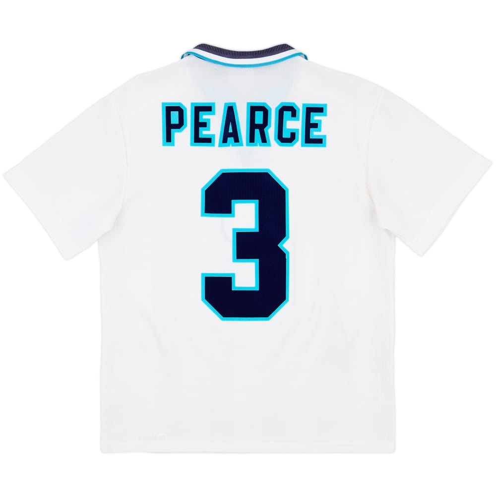 1995-97 England Home Shirt Pearce #3 - 8/10 - (M)