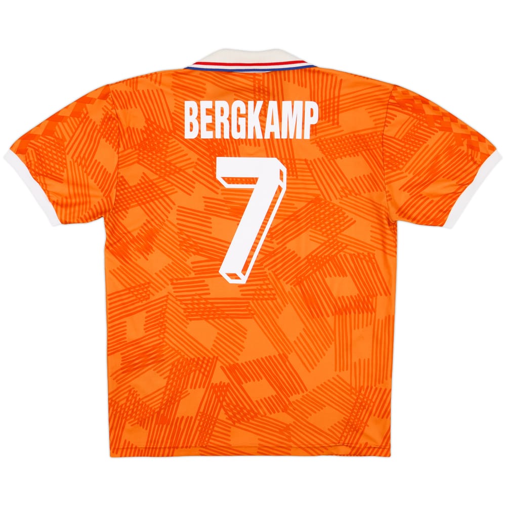 1992-94 Netherlands Home Shirt Bergkamp #7 - 8/10 - (XL)