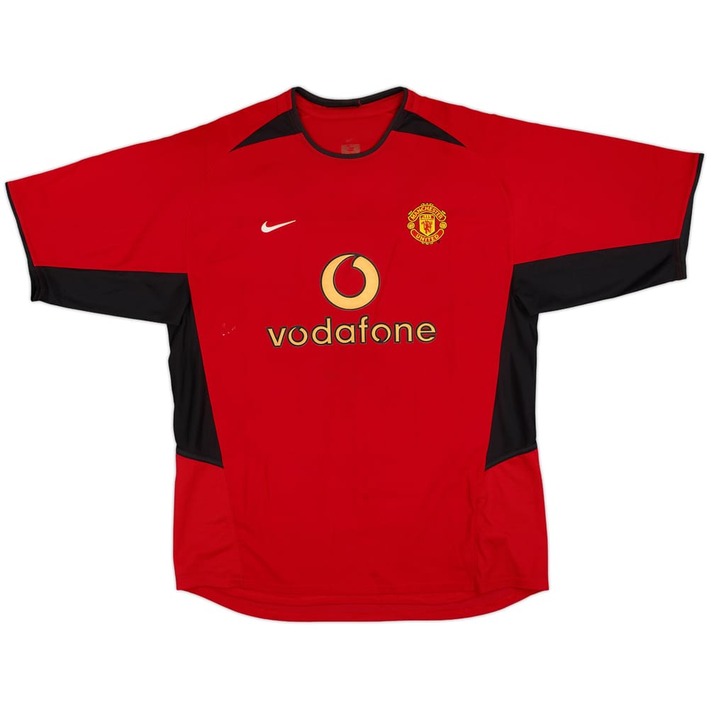 2002-04 Manchester United Home Shirt - 4/10 - (L)