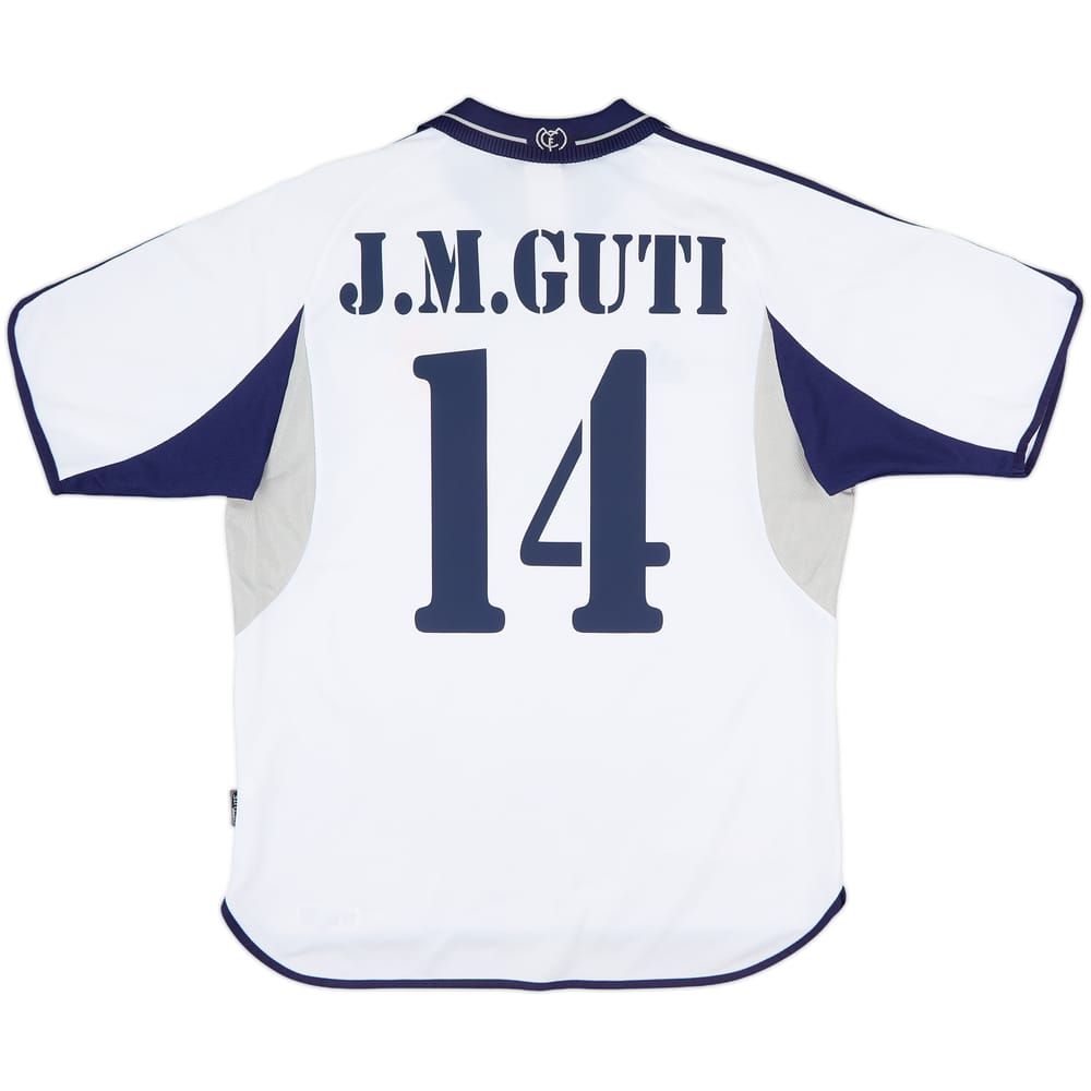 2000-01 Real Madrid Home Shirt J.M.Guti #14 - 6/10 - (M)