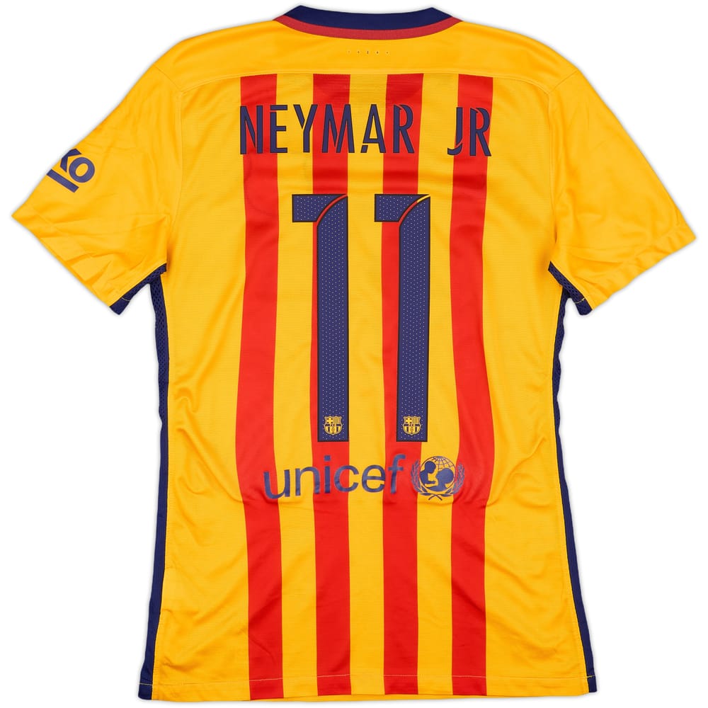 2015-16 Barcelona Authentic Away Shirt Neymar #11 - 8/10 - (S)