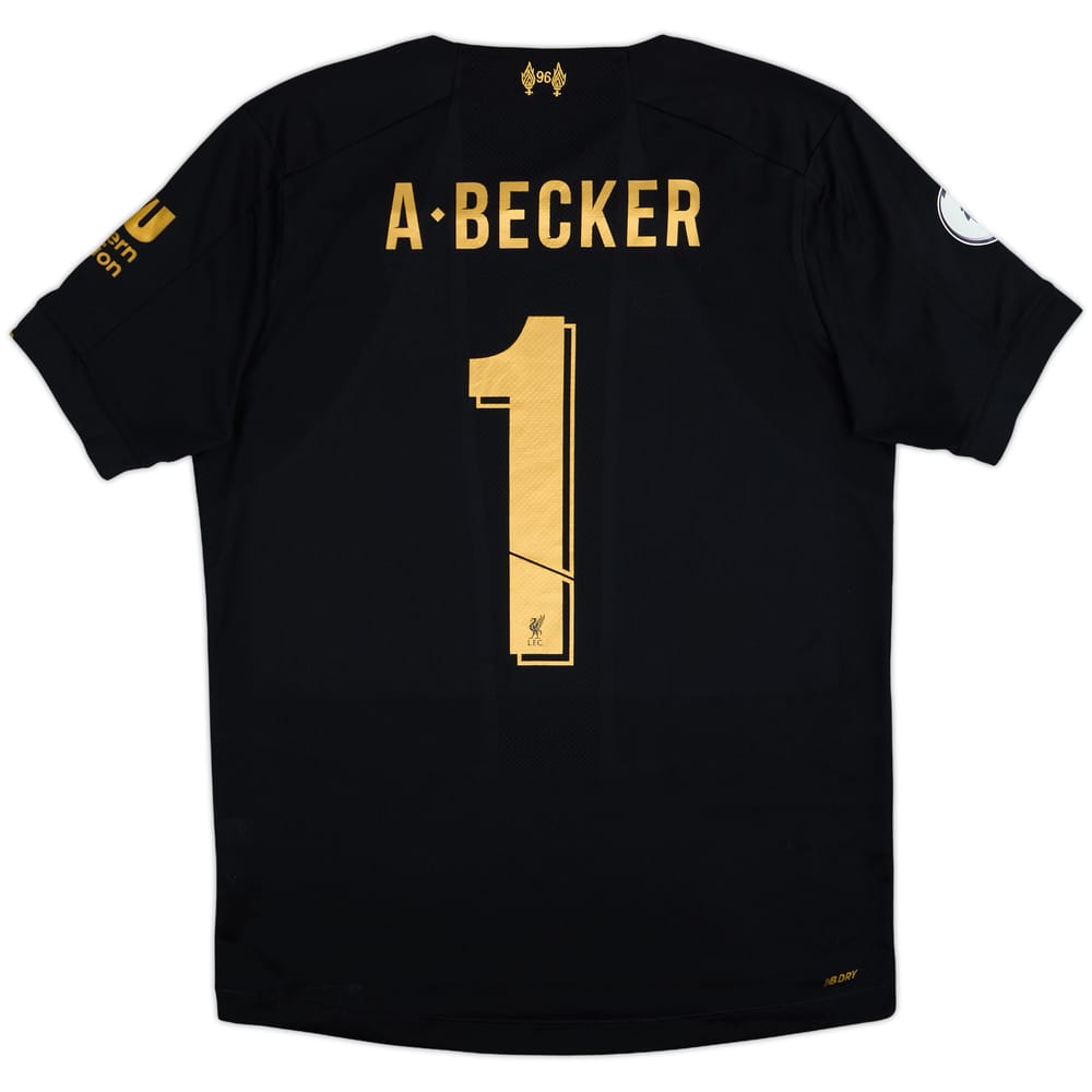 2019-20 Liverpool GK Shirt A.Becker #1 - 8/10 - (M)