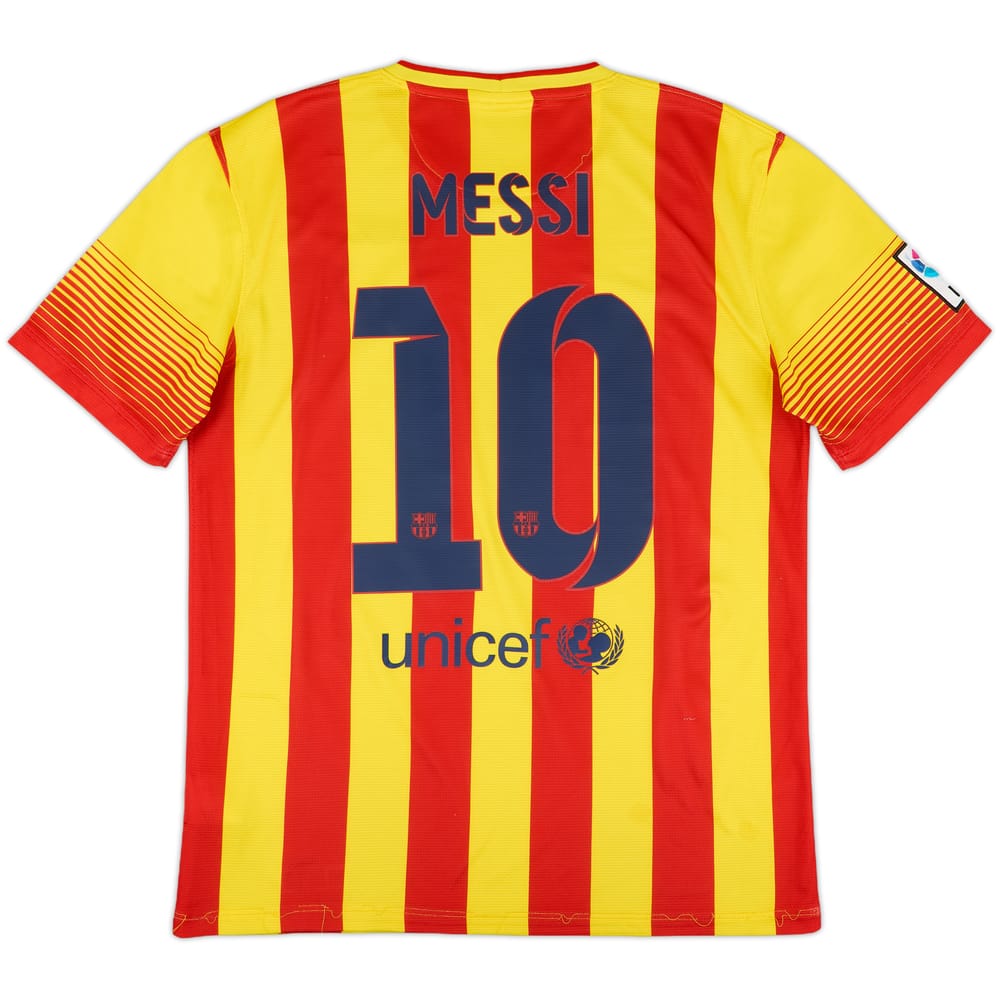 2013-15 Barcelona Away Shirt Messi #10 - 7/10 - (M)