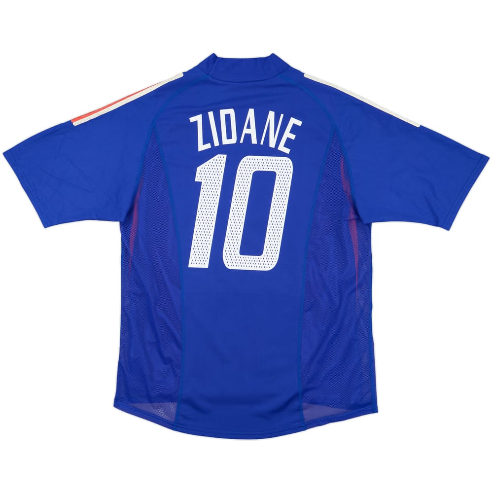 2002-04 France Player Issue Home Shirt Zidane #10 - 6/10 - (L)