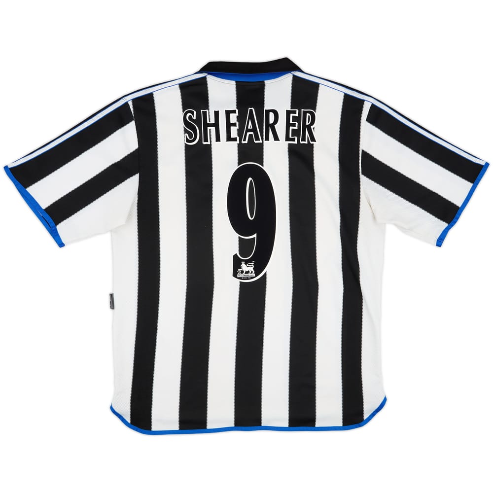 1999-00 Newcastle Home Shirt Shearer #9 - 7/10 - (XL)