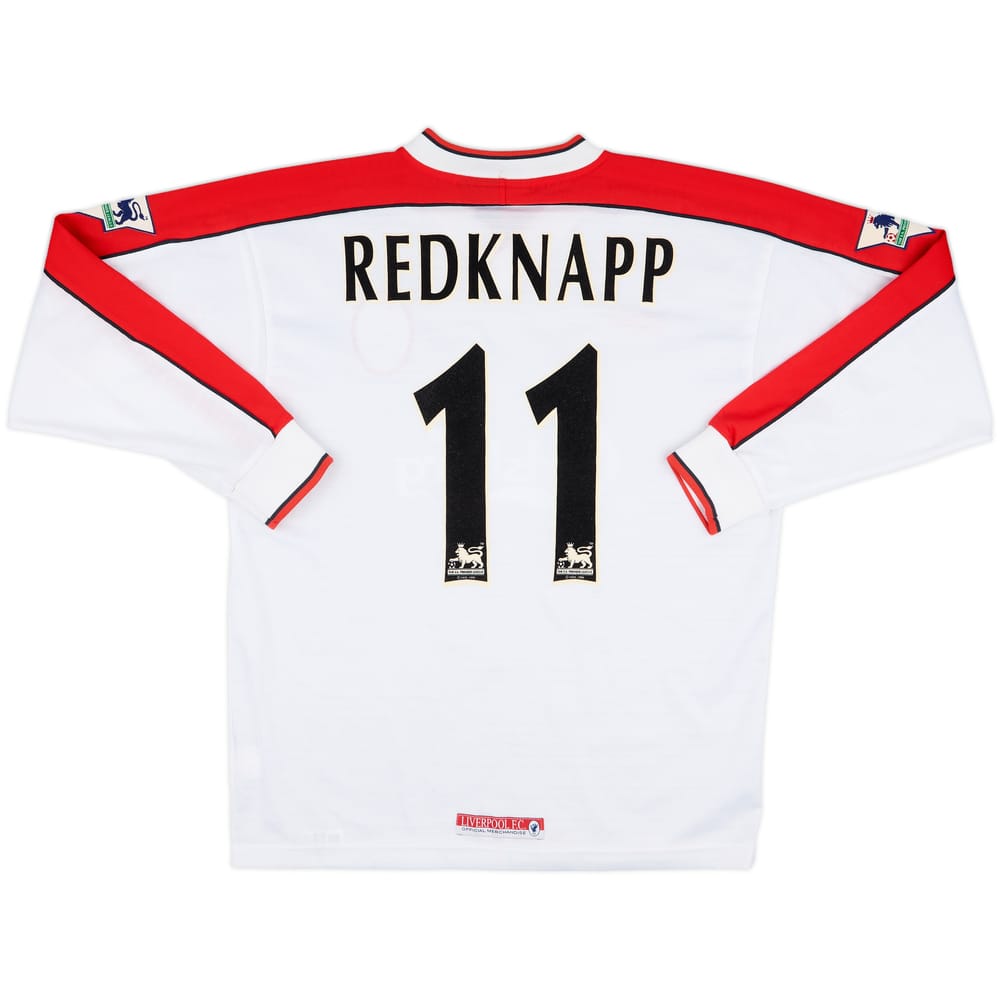 1998-99 Liverpool Away L/S Shirt Redknapp #11 - 9/10 - (M)