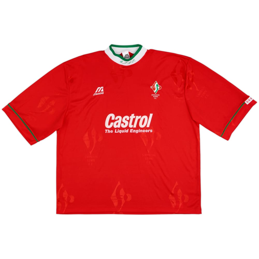 1995-96 Swindon Town Home Shirt - 10/10 - (XL)