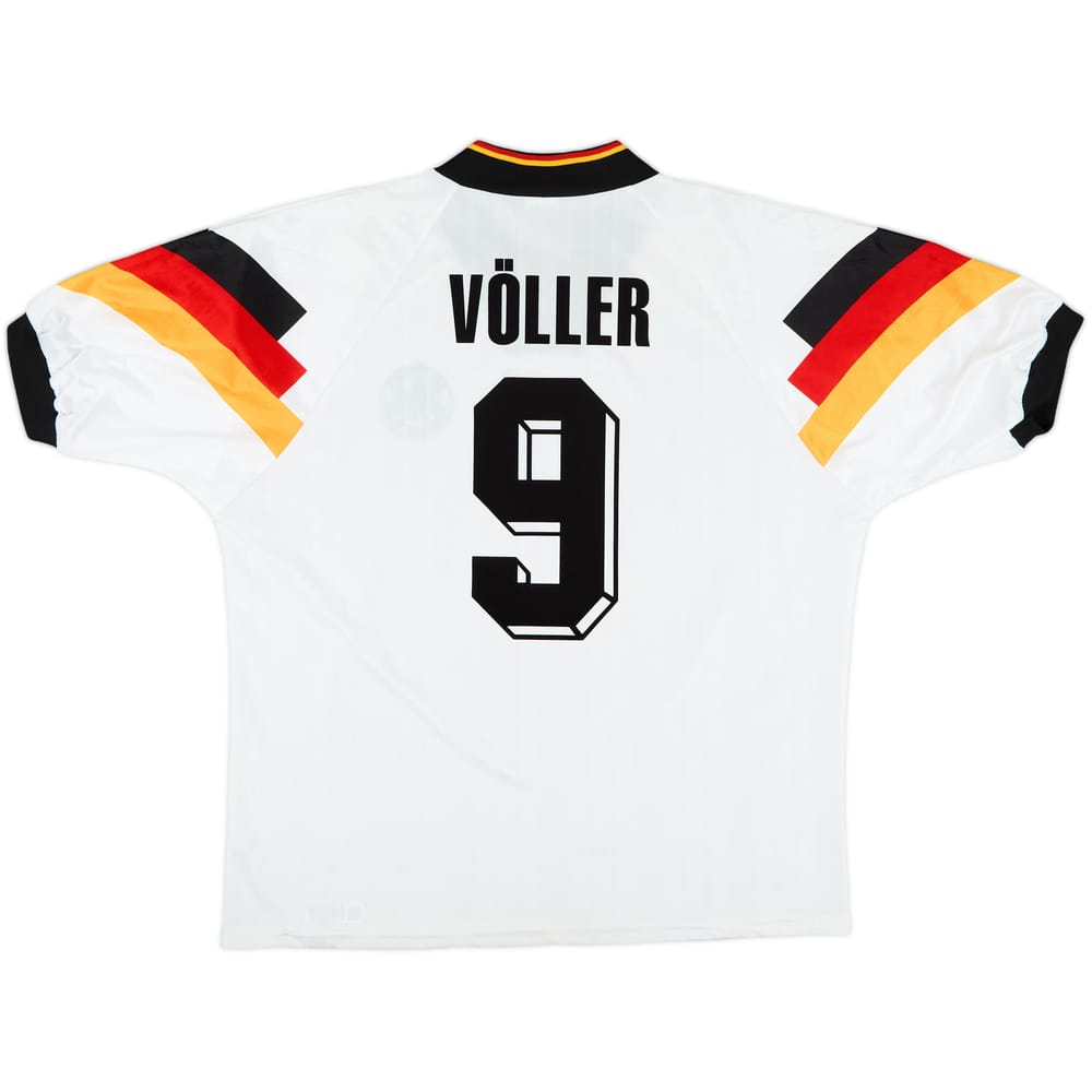 1992-94 Germany Home Shirt Voller #9 - 9/10 - (L/XL)