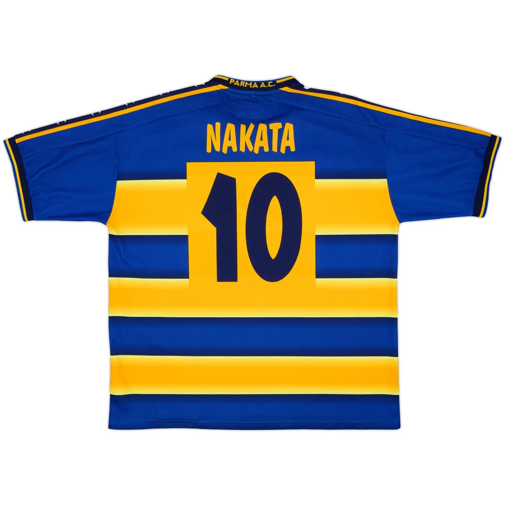 2001-02 Parma Home Shirt Nakata #10 - 8/10 - (XL)