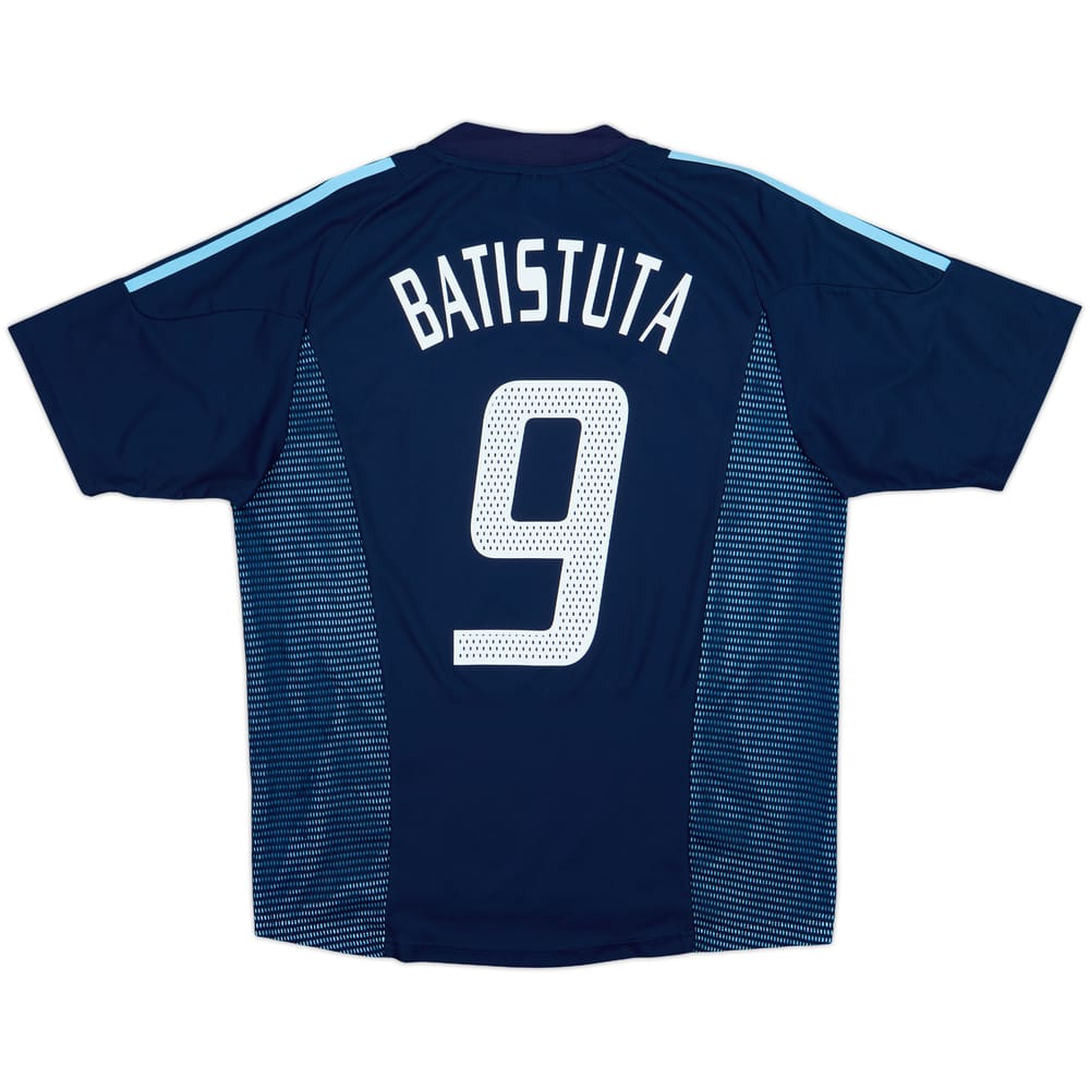 2002-04 Argentina Away Shirt Batistuta #9 - 9/10 - (M)