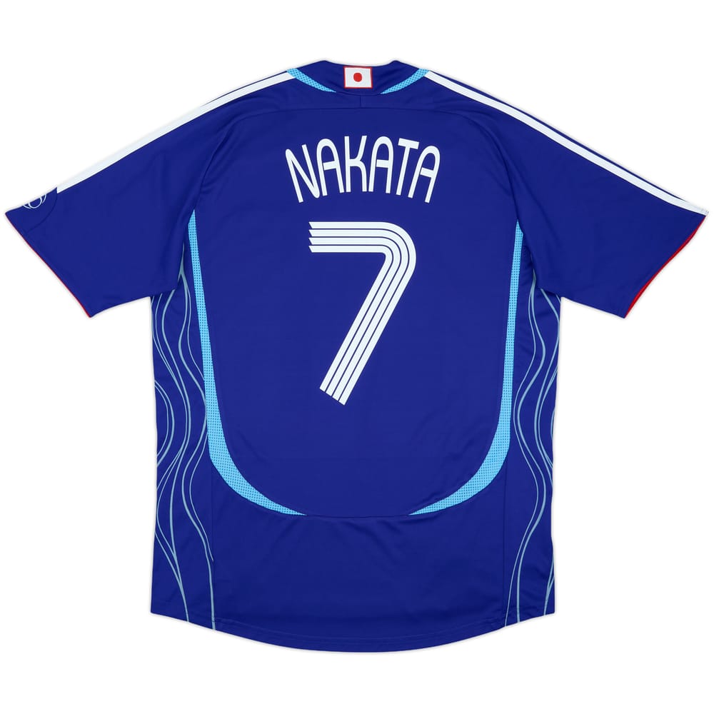 2006-08 Japan Home Shirt Nakata #7 - 9/10 - (L)