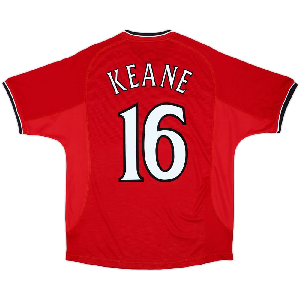 2000-02 Manchester United Home Shirt Keane #16 - 6/10 - (M)