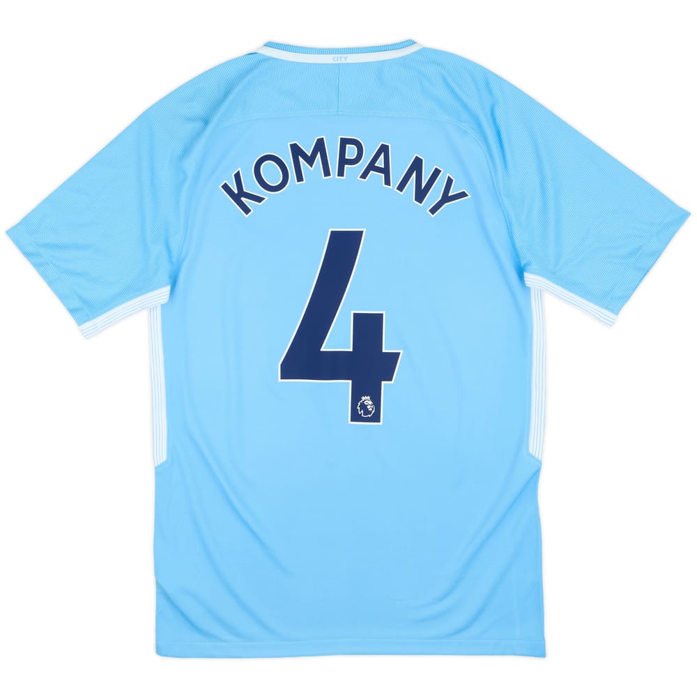 2017-18 Manchester City Home Shirt Kompany #4 (S)