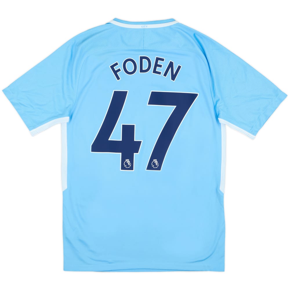 2017-18 Manchester City Home Shirt Foden #47 (S)