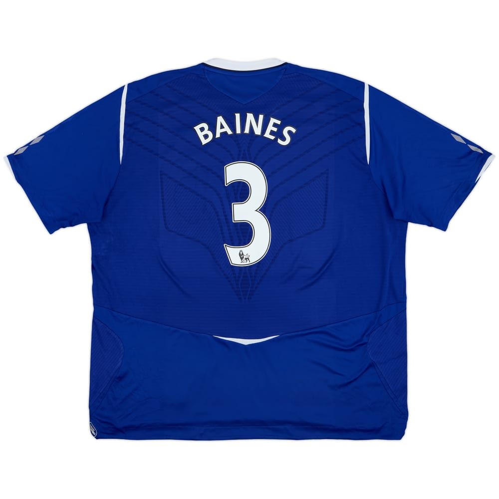 2008-09 Everton Home Shirt Baines #3 - 6/10 - (4XL)