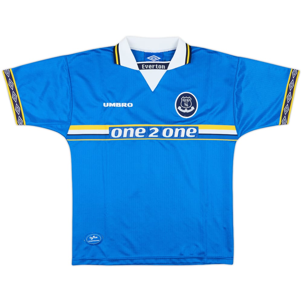 1997-99 Everton Home Shirt - 8/10 - (L.Boys)