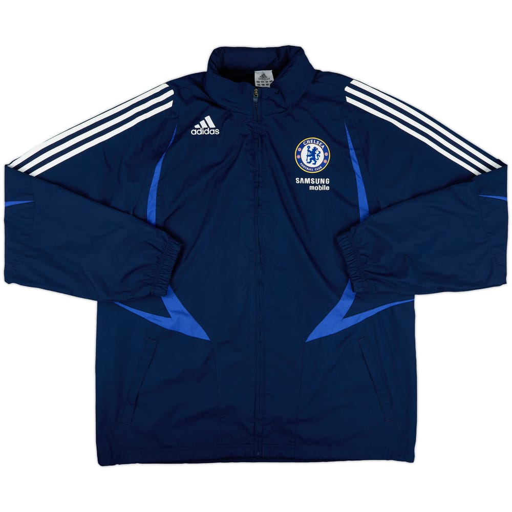2007-08 Chelsea adidas Hooded Rain Jacket - 9/10 - (L)