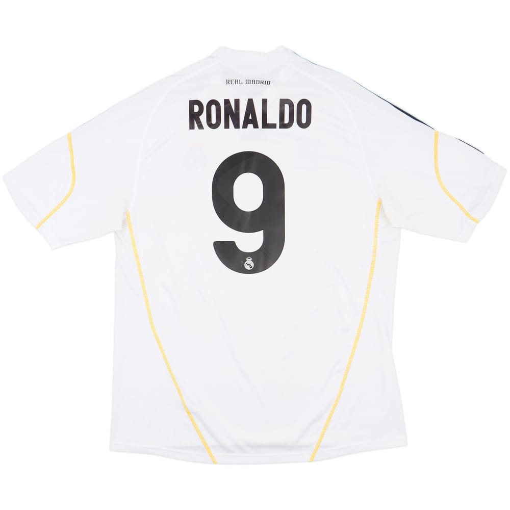 2009-10 Real Madrid Home Shirt Ronaldo #9 - 7/10 - (XL)