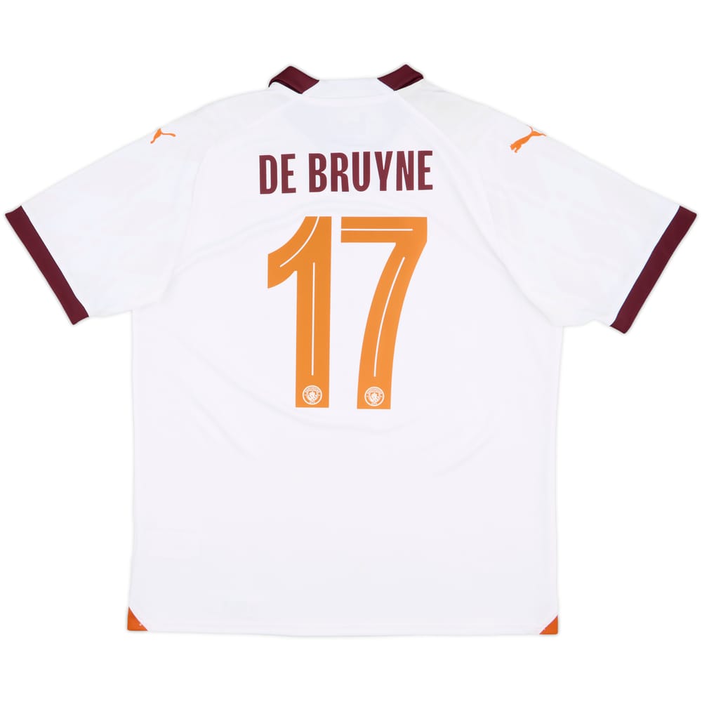 2023-24 Manchester City Away Shirt De Bruyne #17 (L)