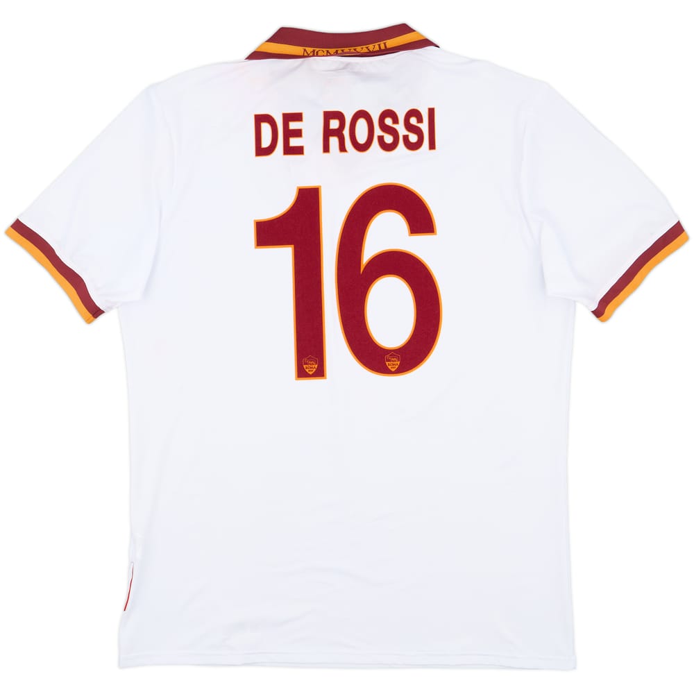 2013-14 Roma Player Issue Away Shirt De Rossi #16 - 6/10 - (3XL)