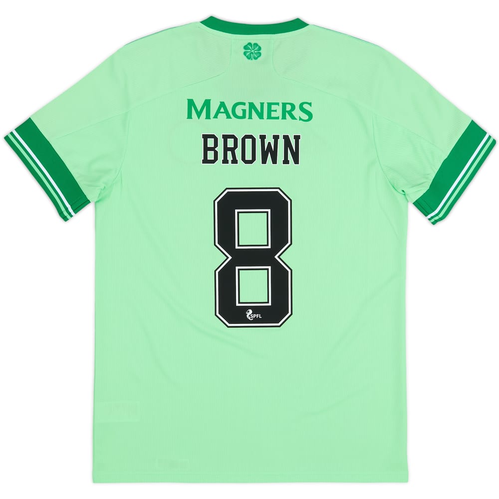 2020-21 Celtic Away Shirt Brown #8 - 10/10 - (M)