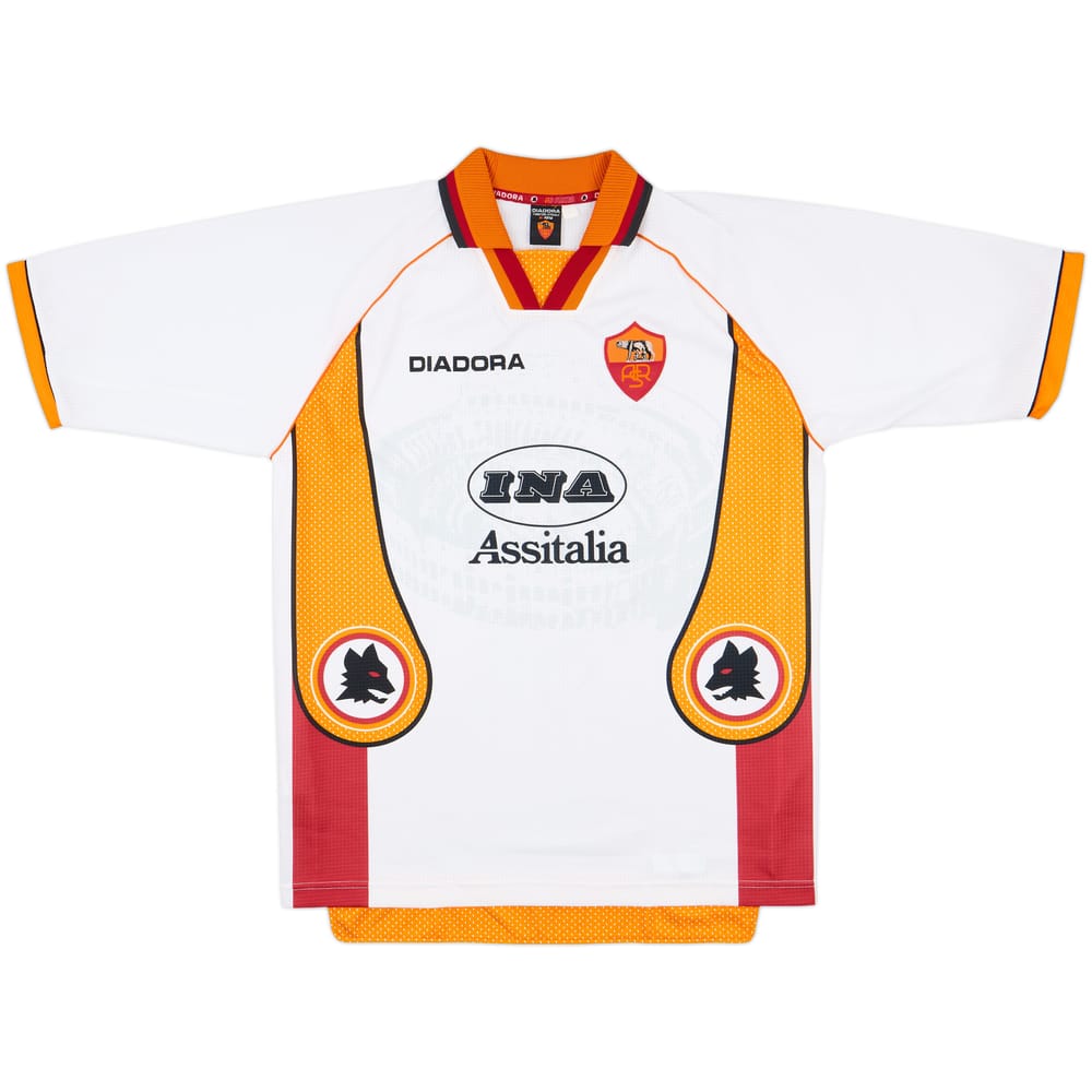 1997-98 Roma Away Shirt - 10/10 - (L)