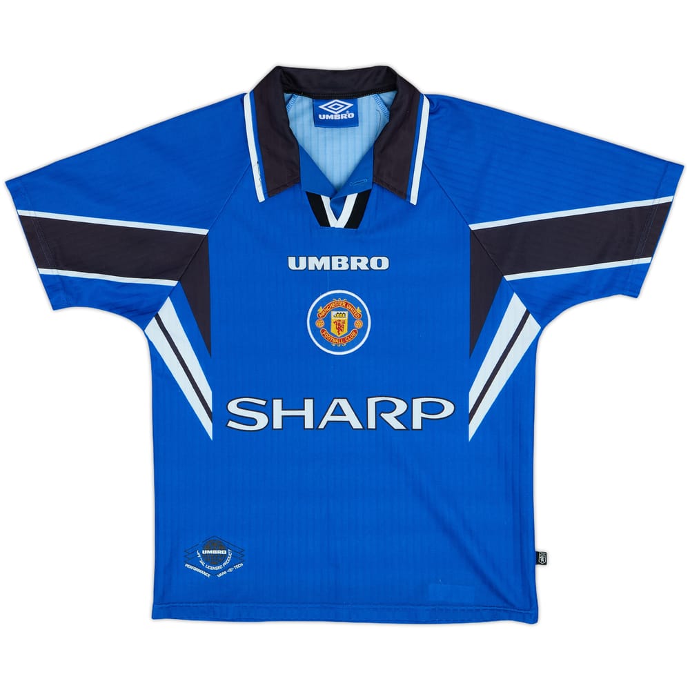 1996-98 Manchester United Third Shirt - 6/10 - (L.Boys)