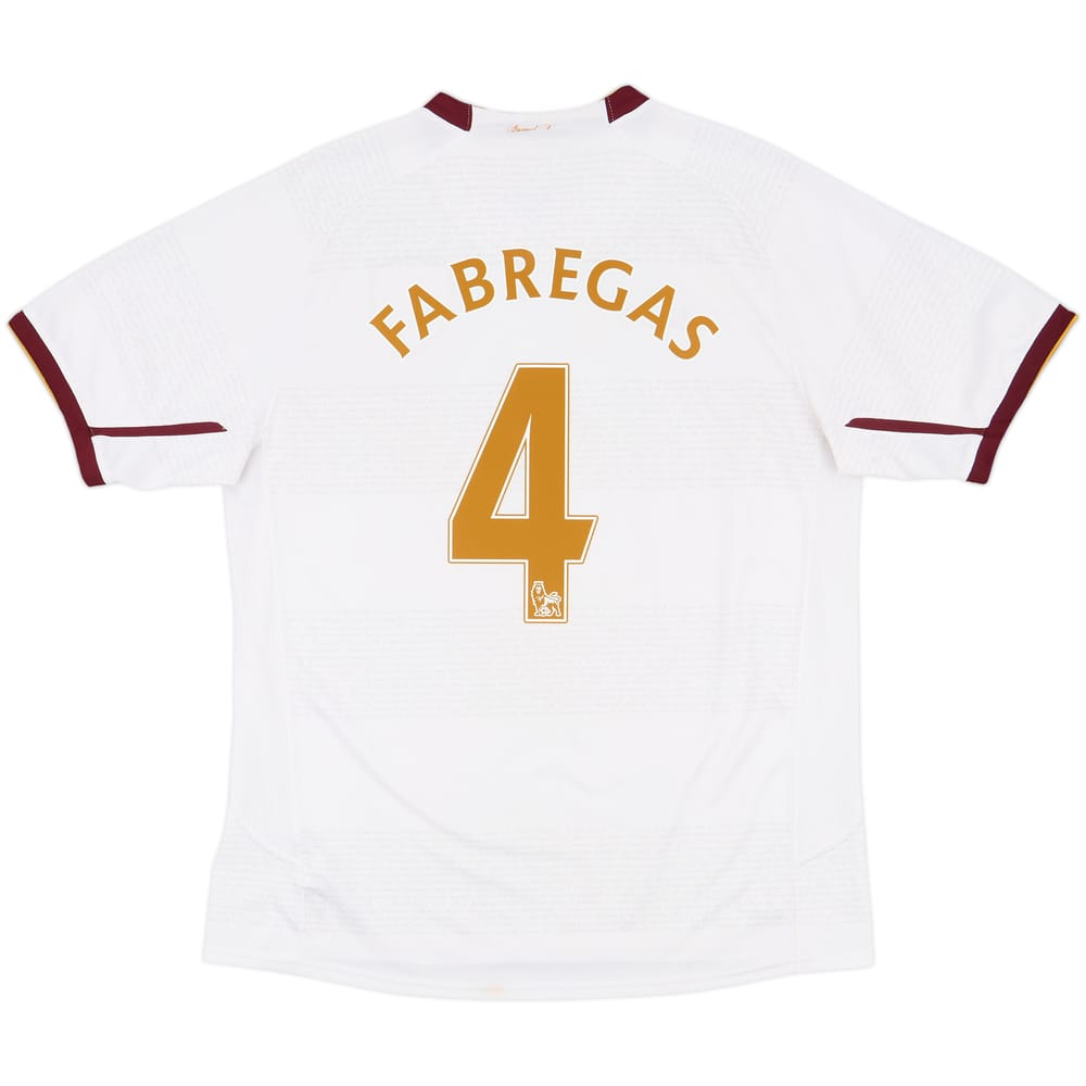 2007-08 Arsenal Away Shirt Fabregas #4 - 5/10 - (L)
