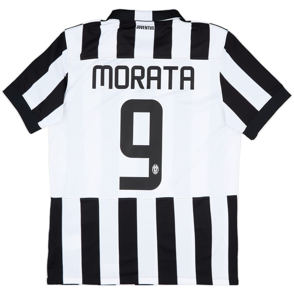 2014-15 Juventus Home Shirt Morata #9 - 9/10 - (L)
