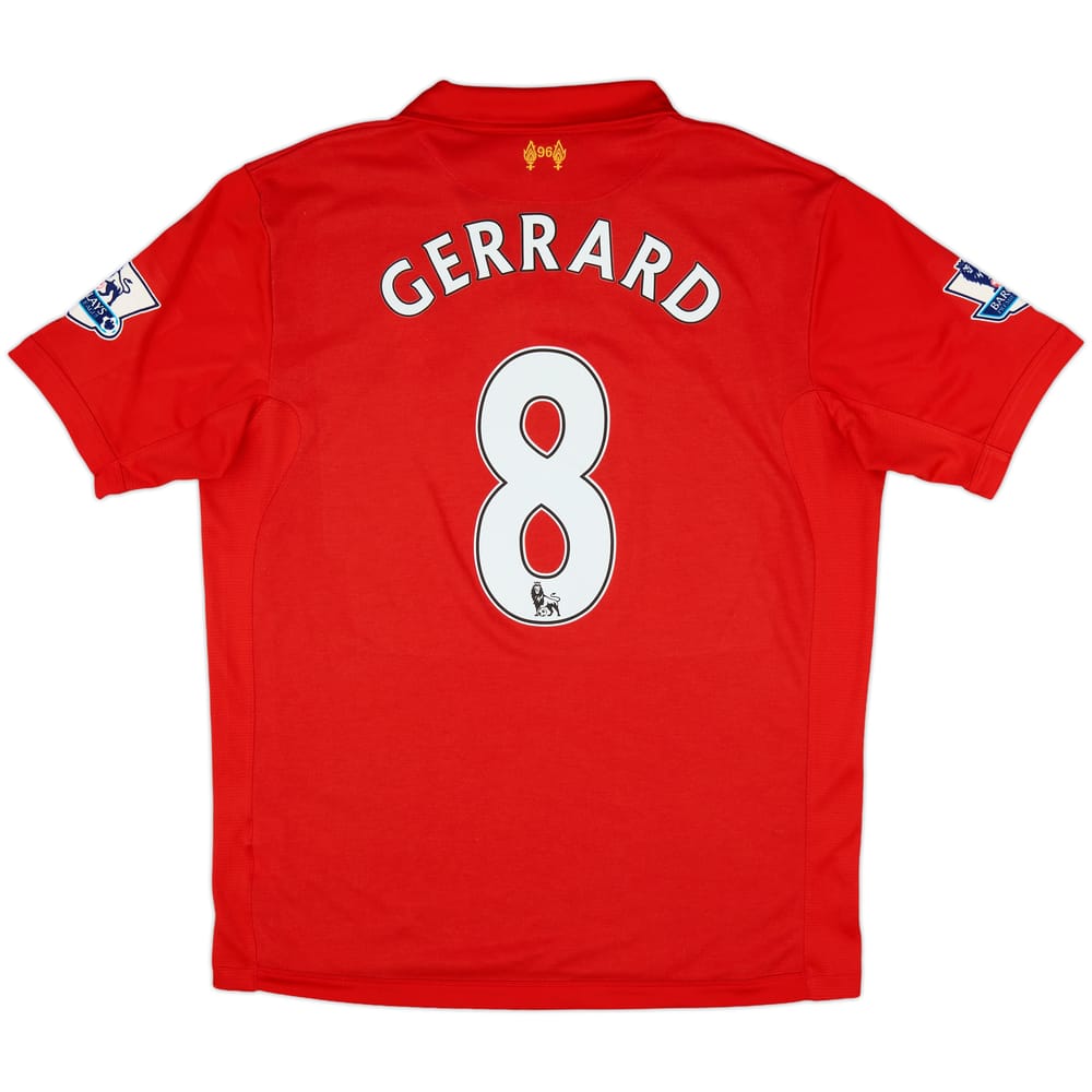 2012-13 Liverpool Home Shirt Gerrard #8 - 10/10 - (L)
