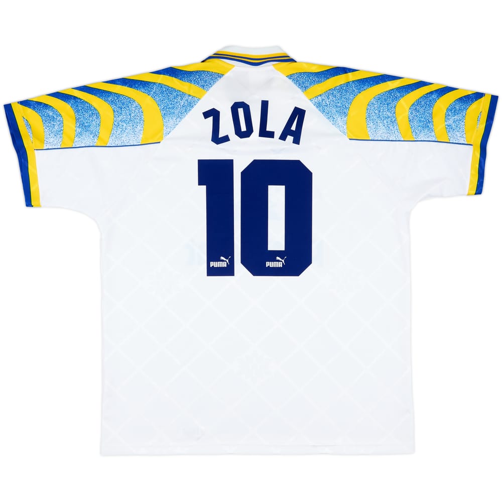 1995-97 Parma Home Shirt Zola #10 - 9/10 - (XL)