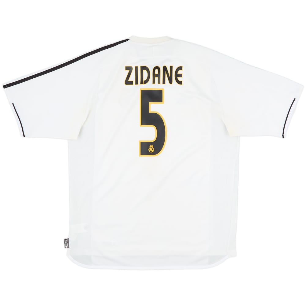 2003-04 Real Madrid Home Shirt Zidane #5 - 6/10 - (L)