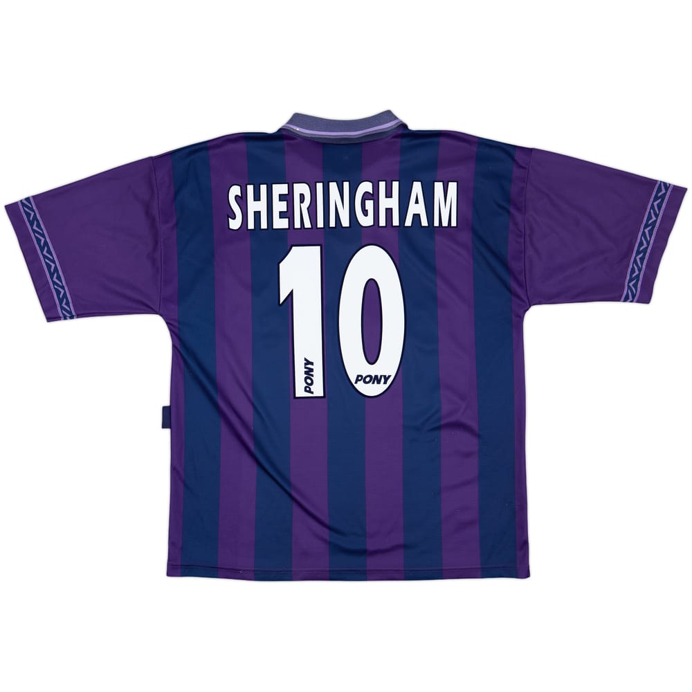 1995-97 Tottenham Away Shirt Sheringham #10 - 9/10 - (L)