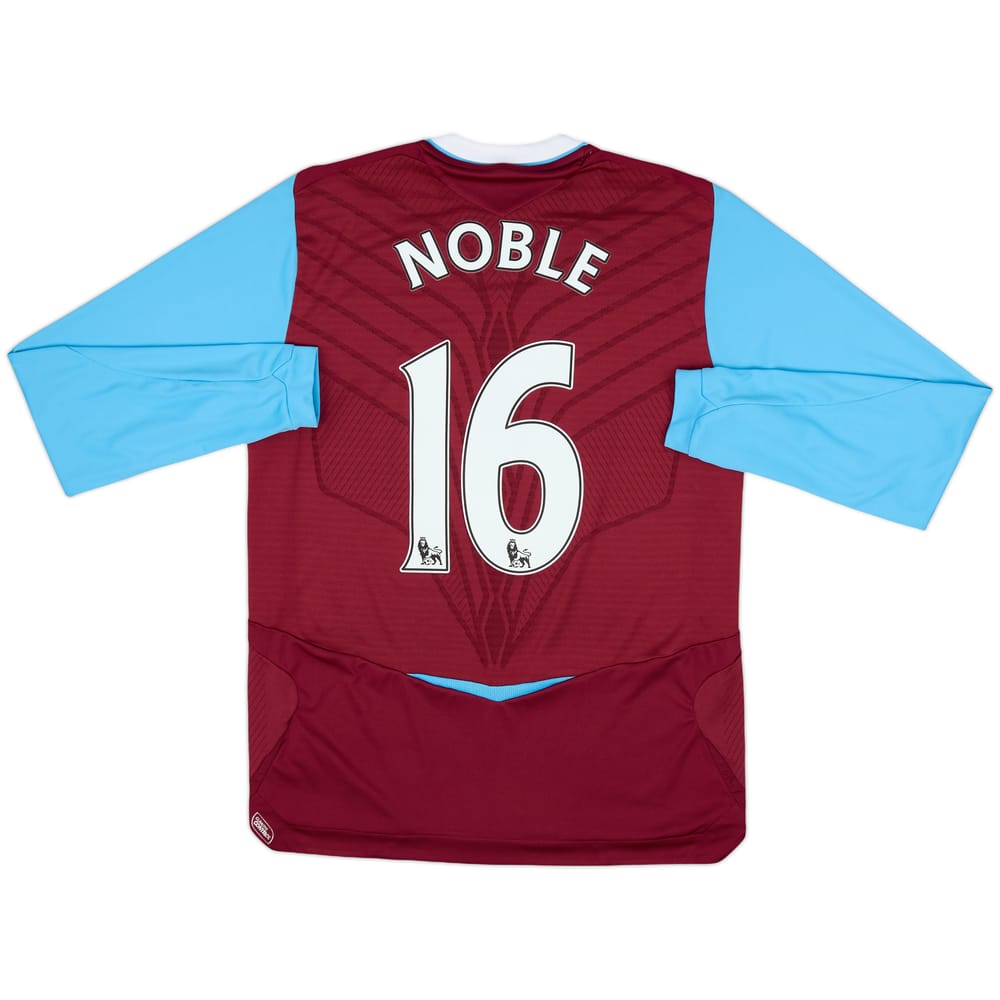2008-09 West Ham Home L/S Shirt Noble #16 - 8/10 - (S)