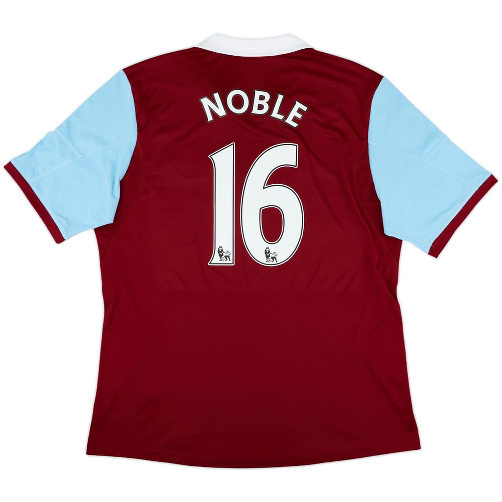 2013-14 West Ham Home Shirt Noble #16 - 8/10 - (XL)