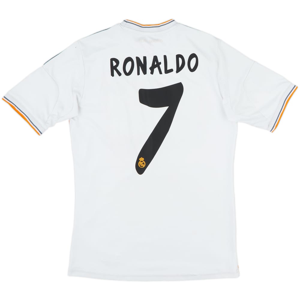 2013-14 Real Madrid Home Shirt Ronaldo #7 - 5/10 - (XL.Boys)